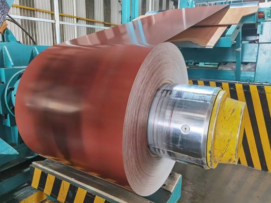 300-550MPa Fabrica de bobinas de acero recubiertas de color Servicios personalizados
