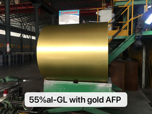 Construcción Gl espesor de bobina de acero 0,13-0,8 mm rendimiento superior y durabilidad