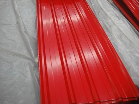Capa de acero ondulado galvanizado con espanguilla grande / espanguilla normal