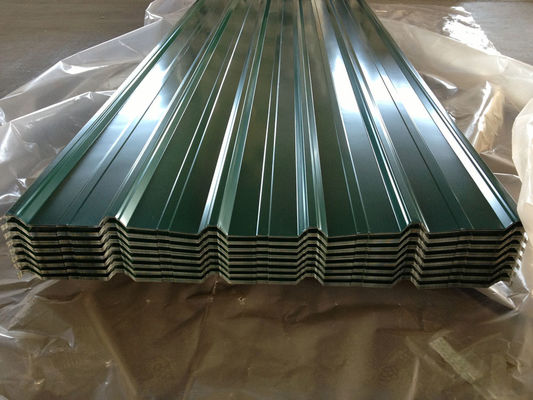 Plancha de acero corrugado de 270-500MPa 0,13 mm-0,5 mm de espesor para techos