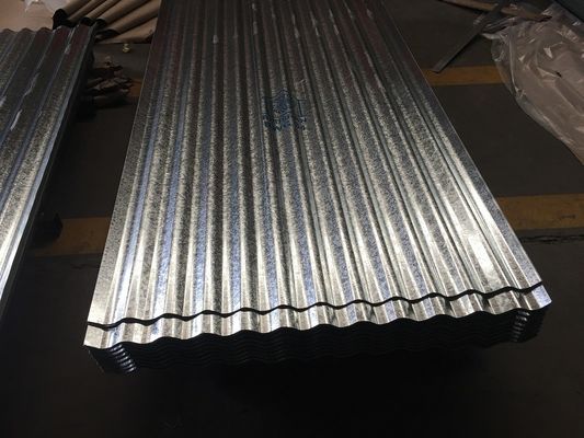 Hoja de acero corrugado galvanizado 0,13 mm-0,5 mm Hoja de acero de color para techos