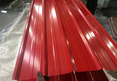 Hoja corrugada de Alucinc sumergida en caliente 0,13 mm-0,7 mm Hoja de acero recubierta de aluminio y zinc