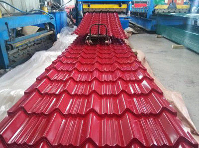 Hoja corrugada de Alucinc sumergida en caliente 0,13 mm-0,7 mm Hoja de acero recubierta de aluminio y zinc