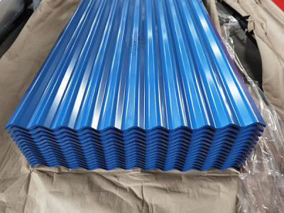 Hoja corrugada de Alucinc sumergida en caliente 0,13 mm-0,7 mm Hoja de acero recubierta de aluminio y zinc