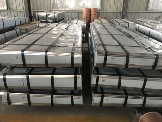 14 Gauge paneles de acero corrugado 0,45 mm cubierta de zinc galvanizado