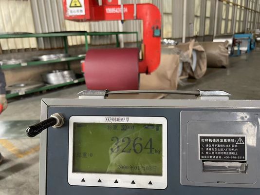 Envase de acero PPGL rojo de 0,13 mm a 0,8 mm revestido de bobina galvanizada resistente a la corrosión