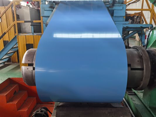 Color prepintado galvanizado de acero bobina 600mm-1250mm ancho para la construcción