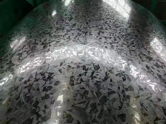 ISO9001 Hoja de bobina de acero galvanizado 0,11 mm-1,0 mm espesor Peso de la bobina 3-8 MT