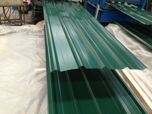 0.8MM Construcción de paneles de metal corrugado de larga duración