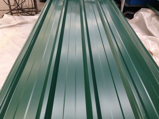 Hoja de acero galvanizado ondulado de pequeño ancho para materiales de construcción